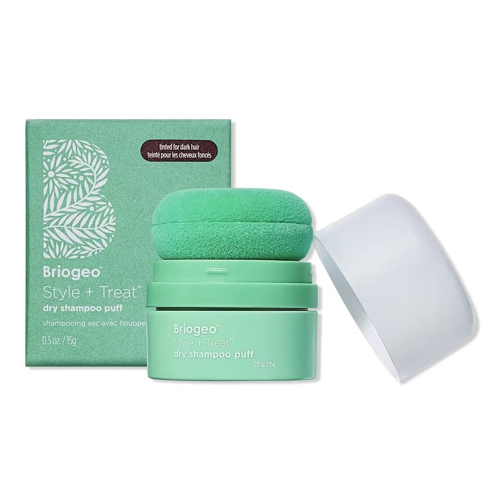 Briogeo‎ Style + Treat Dry Shampoo Puff Translucent 0.5oz Talc-Free Vegan NIB